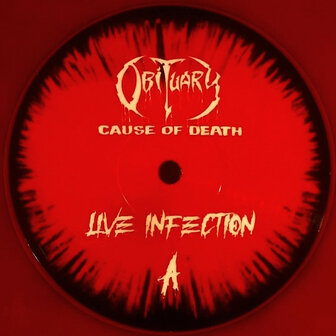 OBITUARY - CAUSE OF DEATH (LP-BLACK SLEEVE)