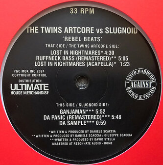 TWINS ARTCORE VS SLUGNOID - REBEL BEATS (12&quot;)